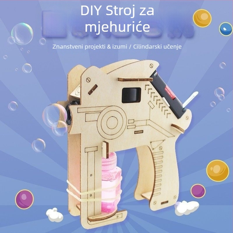 Ručni drveni stroj za pletenje za djecu – edukativna drvena igračka za intelektualni razvoj (ne-električni, DIY, uzrast 7–14)