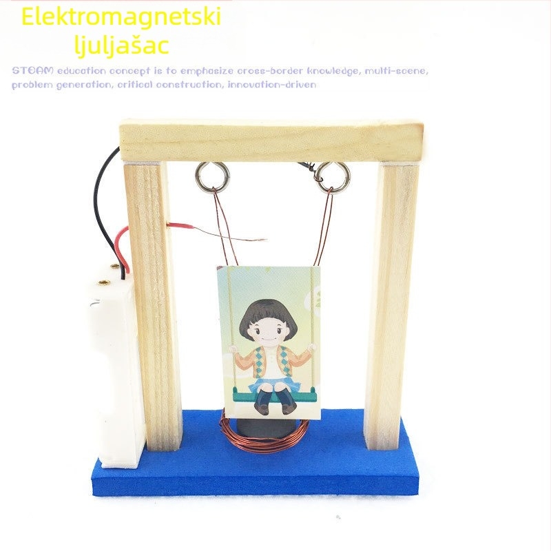 Ručni drveni stroj za pletenje za djecu – edukativna drvena igračka za intelektualni razvoj (ne-električni, DIY, uzrast 7–14)