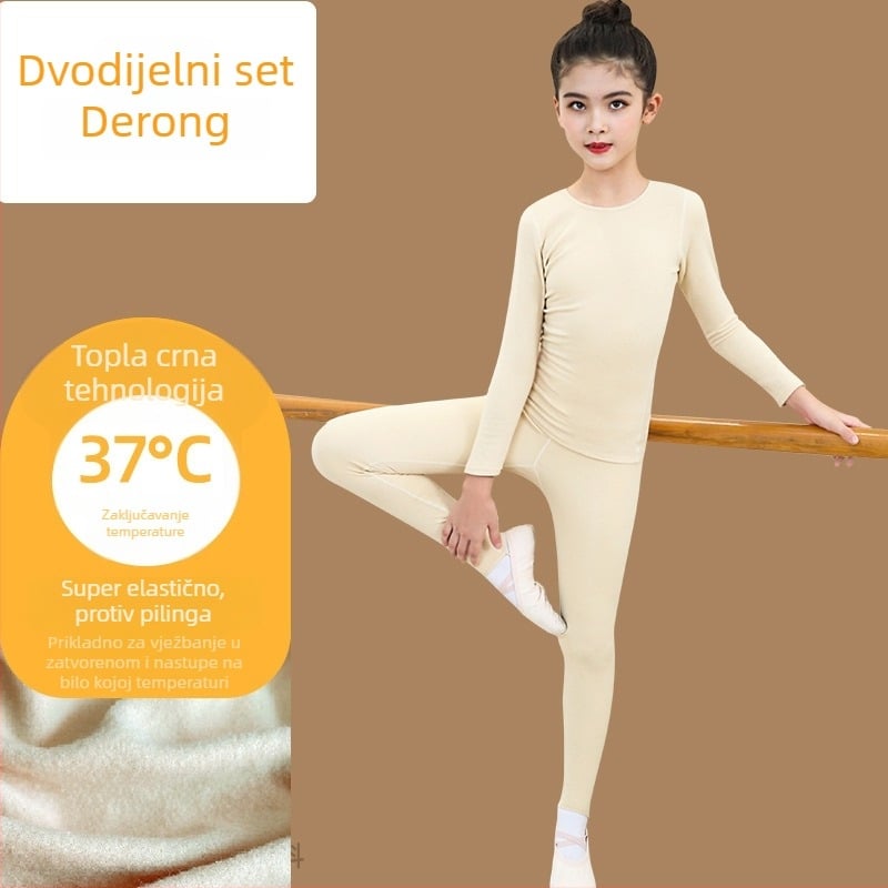 Dječji velvet bazni top - okrugli izrez, bez kapucije, 40% viskozna, Zhubalin, za uzrast 3–8 godina