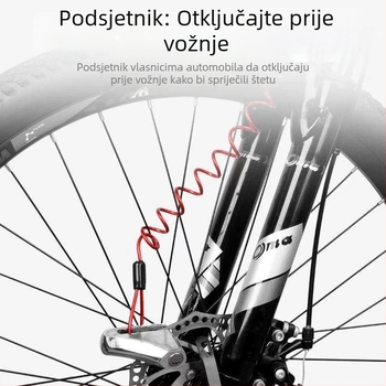 Planinska kaciga za bicikl — teleskopska elastična užad i brava kacige, PVC+čelična žica, model TXS, moderni minimalistički stil