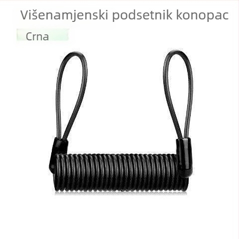 Planinska kaciga za bicikl — teleskopska elastična užad i brava kacige, PVC+čelična žica, model TXS, moderni minimalistički stil