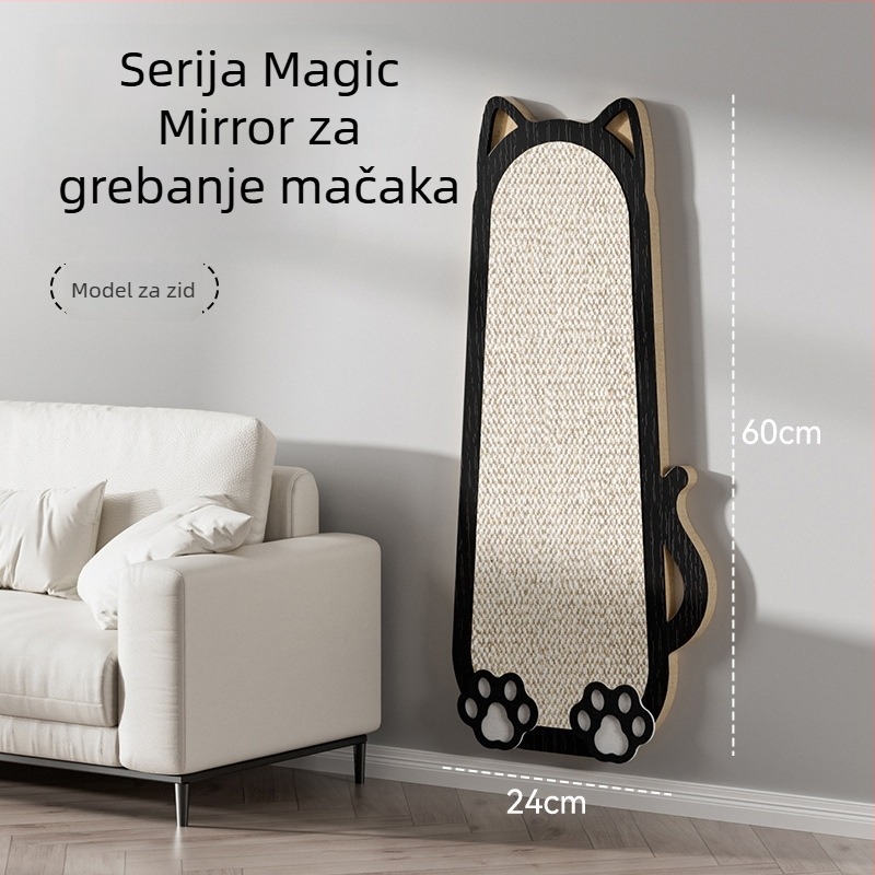 Juta zidni greben za mačke, crtani stil, zaštita kauča, brend Chong Duoduo