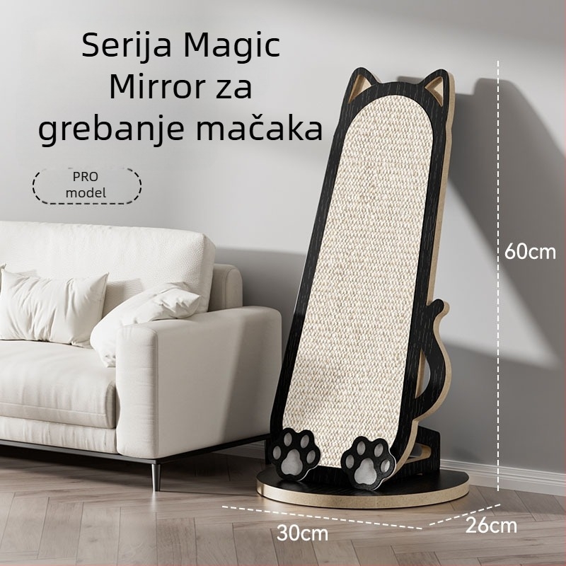 Juta zidni greben za mačke, crtani stil, zaštita kauča, brend Chong Duoduo