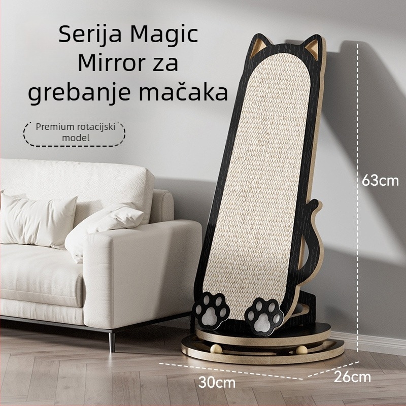 Juta zidni greben za mačke, crtani stil, zaštita kauča, brend Chong Duoduo