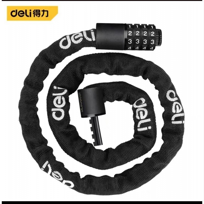 U-oblik sigurnosni katanc za bicikl - Deli, model DL5080213141101102, čelično tijelo, prenosni protiv krađe, težina 0.621 g