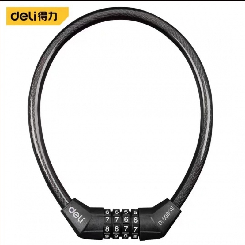 U-oblik sigurnosni katanc za bicikl - Deli, model DL5080213141101102, čelično tijelo, prenosni protiv krađe, težina 0.621 g