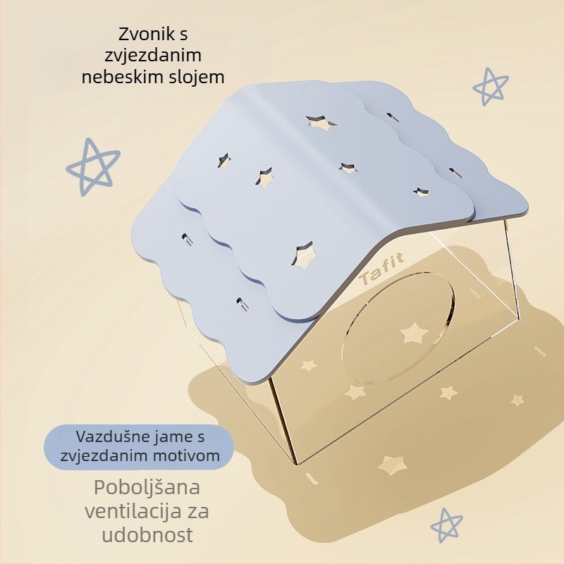 Plastično sklonište za hrčke u kavezu — Tafit/it suits, univerzalna upotreba, za hrčke