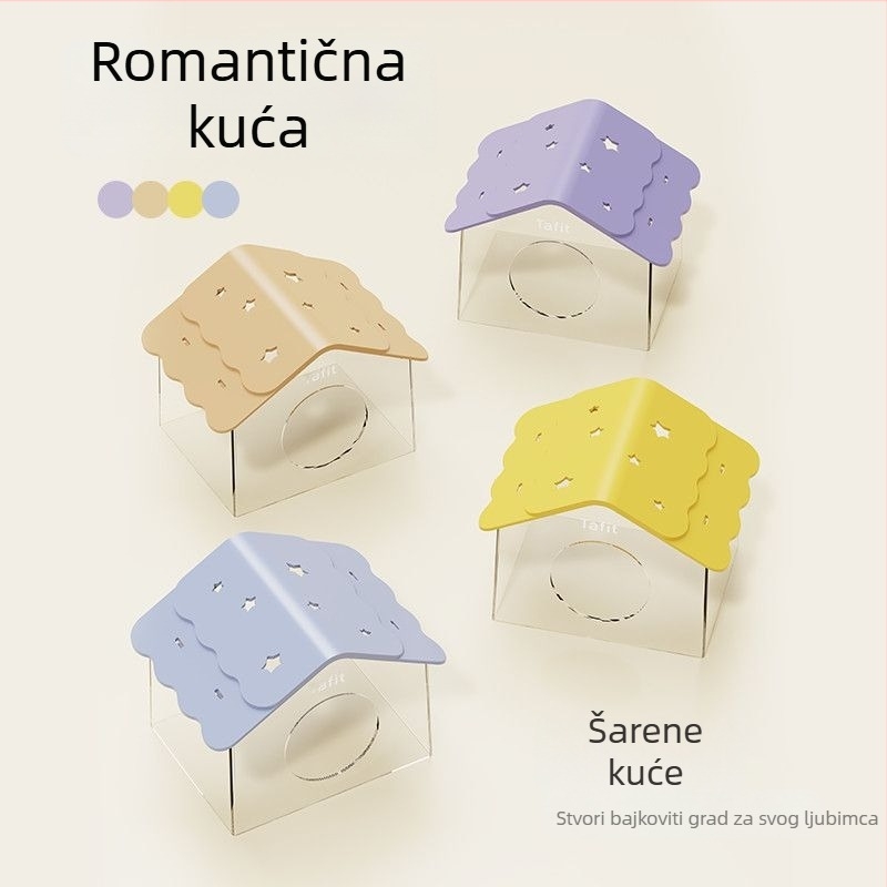 Plastično sklonište za hrčke u kavezu — Tafit/it suits, univerzalna upotreba, za hrčke