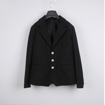 CAMPURE ženski mali sako-kostim, poliester, rever, dugi rukavi, školski stil