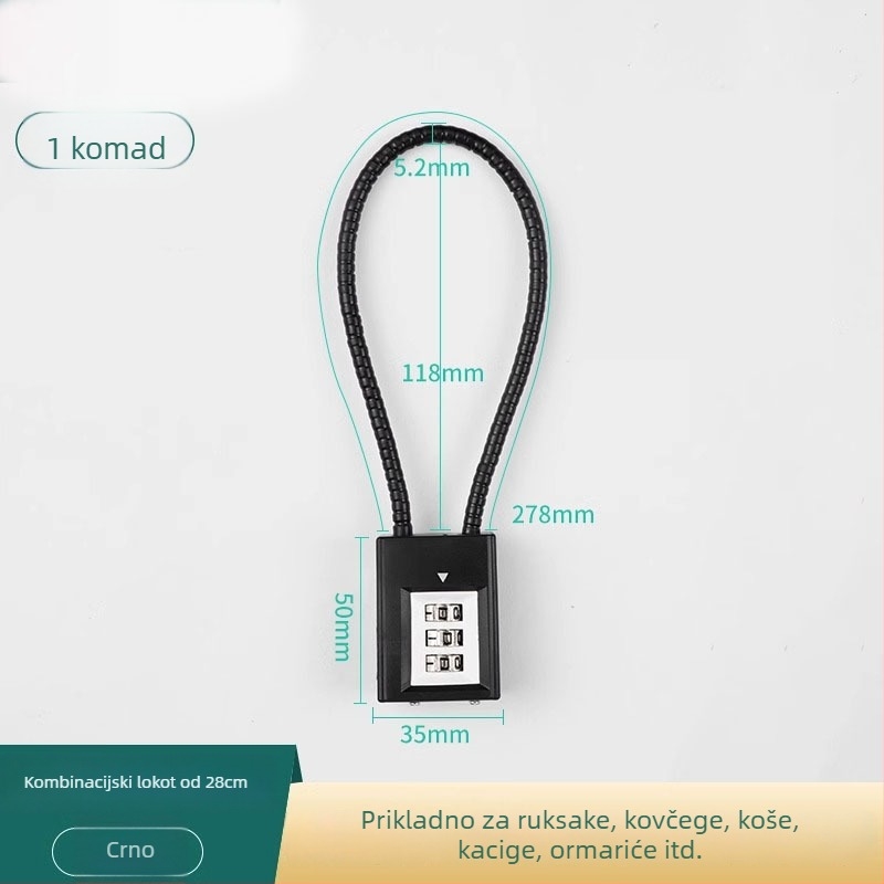 Brava za kacigu motocikla – čelični kabel, model SL-GS, marka Shouli, prilagodba dostupna, moderni minimalistički stil