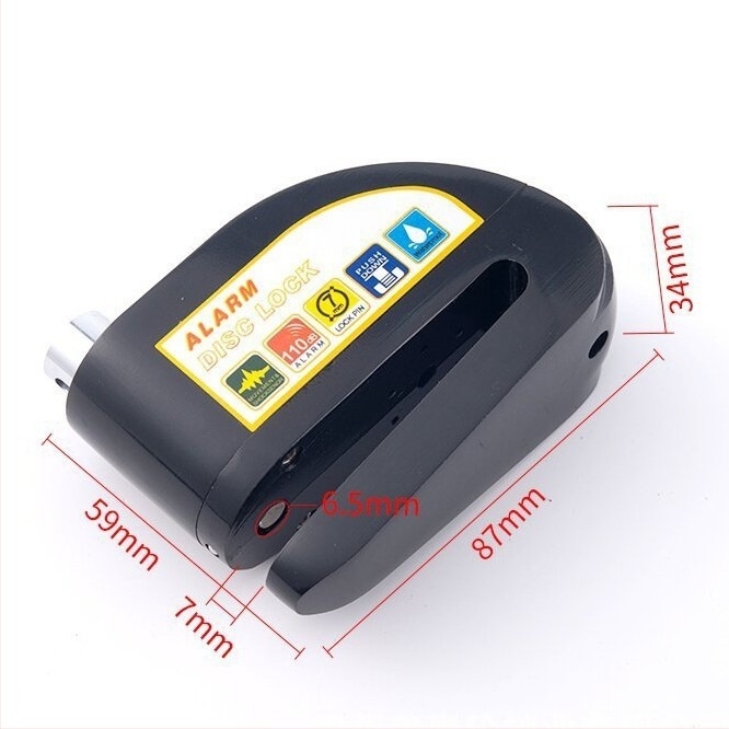 Alarmni disk-ključ s alarmom za motocikle, bicikle i električne romobile • Model D02 • Materijal: aluminijeva legura • Težina: 281 g • Ovlaštena privatna marka: Da • Stil: Lagani luksuz
