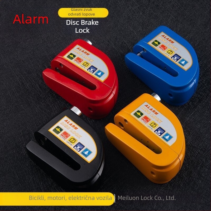 Alarmni disk-ključ s alarmom za motocikle, bicikle i električne romobile • Model D02 • Materijal: aluminijeva legura • Težina: 281 g • Ovlaštena privatna marka: Da • Stil: Lagani luksuz