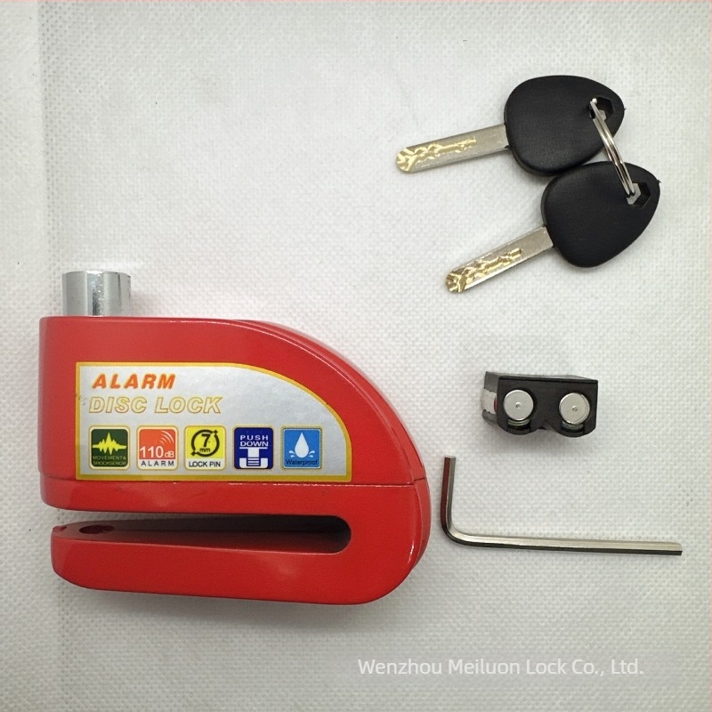 Alarmni disk-ključ s alarmom za motocikle, bicikle i električne romobile • Model D02 • Materijal: aluminijeva legura • Težina: 281 g • Ovlaštena privatna marka: Da • Stil: Lagani luksuz