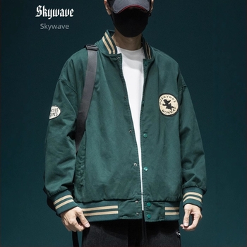 Muška bomber jakna s kapuljačom - 100% pamuk, jednodijelno zatvaranje gumbima, bočni džepovi, rebrasti rub