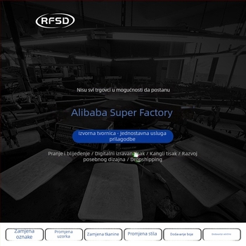 RFSD Unisex jakna s kontrastnom vezenom, zatvarač, širok kroj, otporna na vjetar, 90% poliester + 10% PU koža