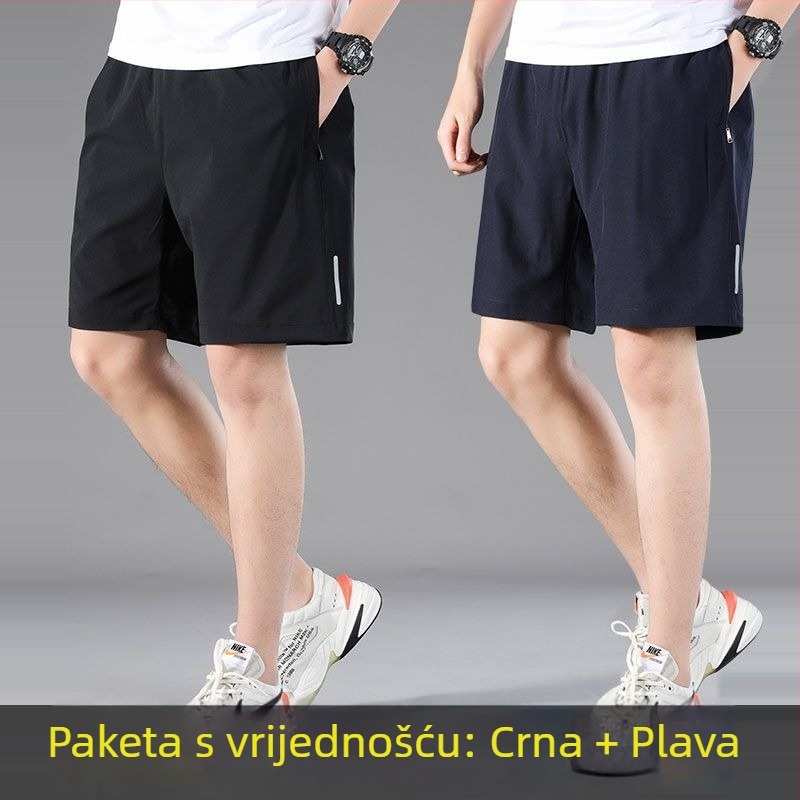 Muške kratke hlače za ljeto - poliester 95% + spandeks 5%, mikroelastične, ljeto