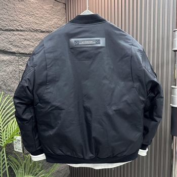 Muška jakna bez ovratnika, dugi rukav, glavni materijal poliester 30%, jesen 2024