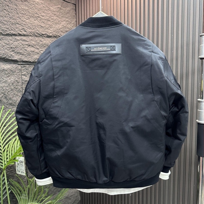 Muška jakna bez ovratnika, dugi rukav, glavni materijal poliester 30%, jesen 2024