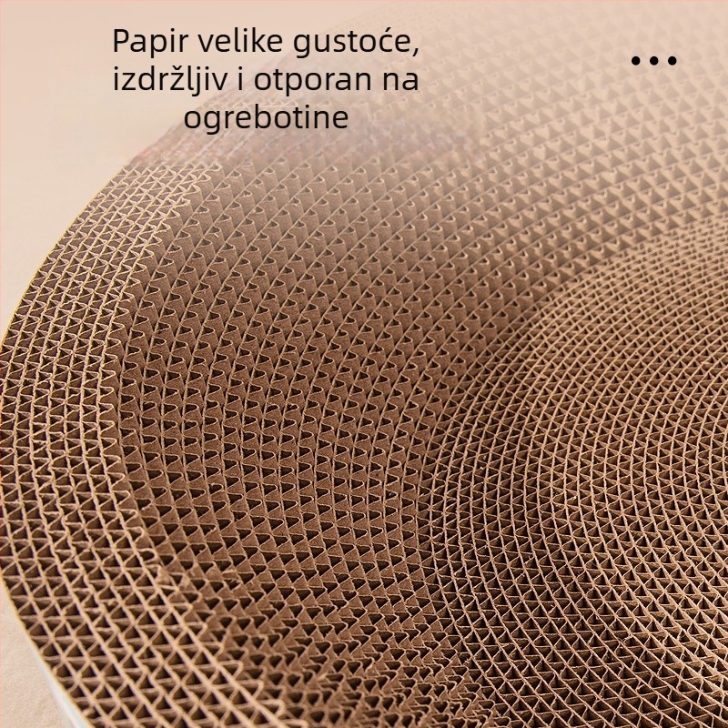 Da da bear Mačja grebalna ploča s gnijezdom, otporna na habanje i grebanje, od valovitog kartona, za sve sezone