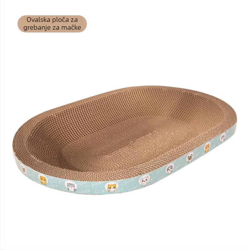 Da da bear Mačja grebalna ploča s gnijezdom, otporna na habanje i grebanje, od valovitog kartona, za sve sezone