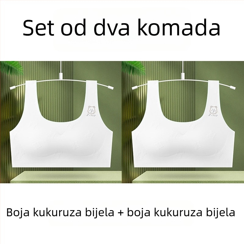 Djevojački grudnjak u stilu veste, vanjski pamuk, glavni materijal spandeks, podstava spandeks, 3/4 kupa, srednje oblikovani kupa