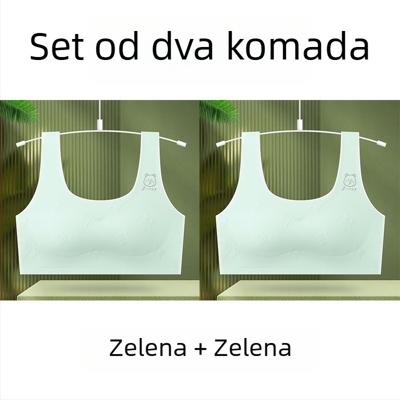 Djevojački grudnjak u stilu veste, vanjski pamuk, glavni materijal spandeks, podstava spandeks, 3/4 kupa, srednje oblikovani kupa