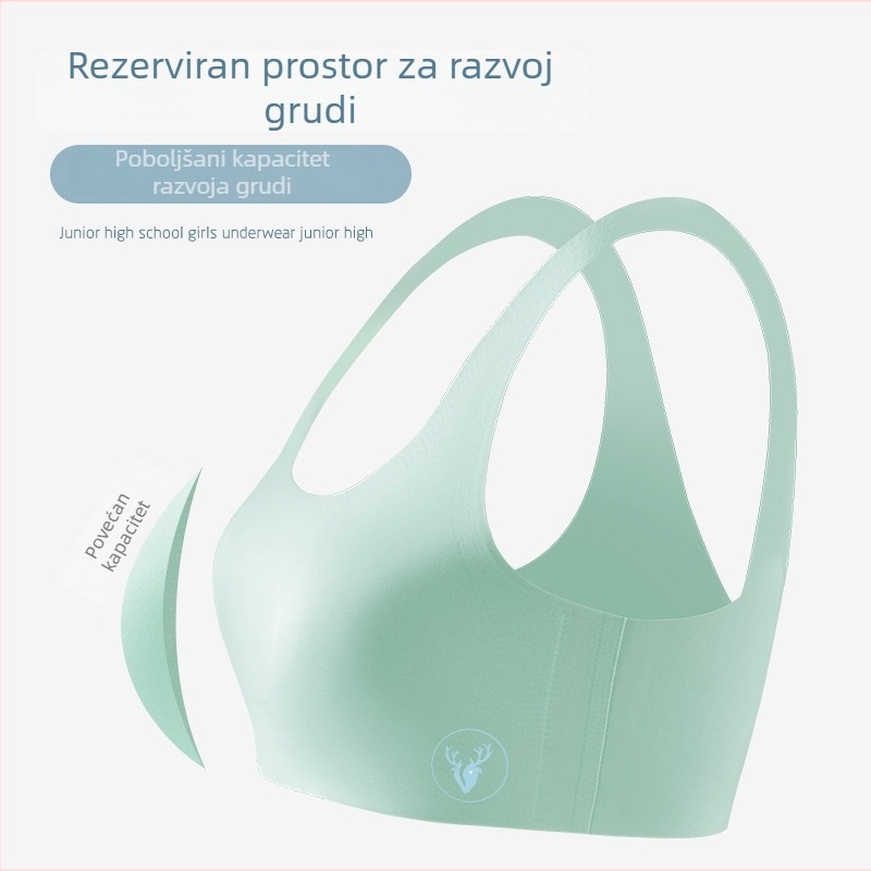 Jia Mei djevojačka vesta – prozračna, bez čeličnog prstena, s čvrstim dvostrukim trakama