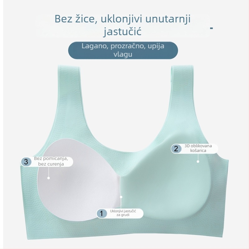 Jia Mei djevojačka vesta – prozračna, bez čeličnog prstena, s čvrstim dvostrukim trakama