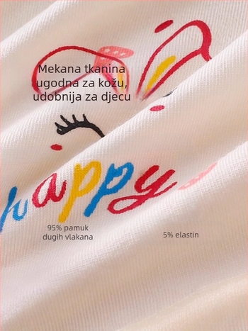 Huiya prozračne pamukaste menstrualne gaćice za djevojčice, školske, trokuta gaćice sa zaštitom od curenja