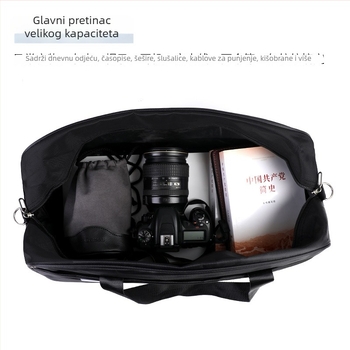 Duffel torba za putovanje, unisex dizajn, Oxford platno, otpornost na habanje, podstava od poliestera, poslovno putovanje