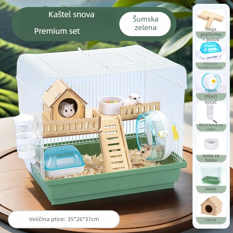 Osnovni set kaveza za hrčka — metalni kavez, za hrčka, marke Other, bez uvoza