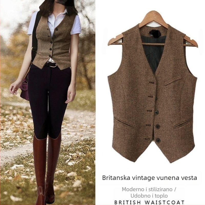 Ženski vest s polo ovratnikom, Chenille, Spandex <30%, Proljeće 2025