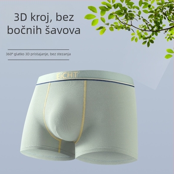 Pamukaste bokserice za dječake tinejdžere i veće djece, srednji pojas, opušten kroj