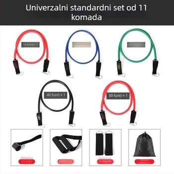 Elastični pojas s užetom za vježbanje – TPE, univerzalna prilagodba, za muškarce