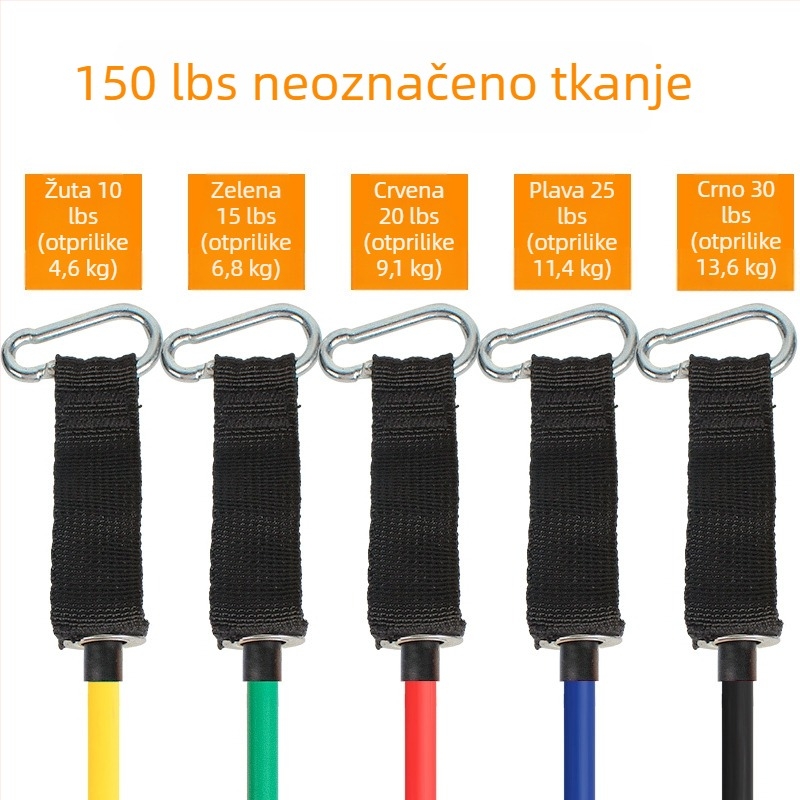 Elastični pojas s užetom za vježbanje – TPE, univerzalna prilagodba, za muškarce