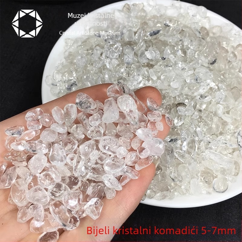 Demagnetizirajući kamen ukras – kristalni grub kamen, moderni minimalistički stil, kartonska ambalaža