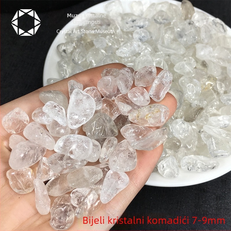 Demagnetizirajući kamen ukras – kristalni grub kamen, moderni minimalistički stil, kartonska ambalaža