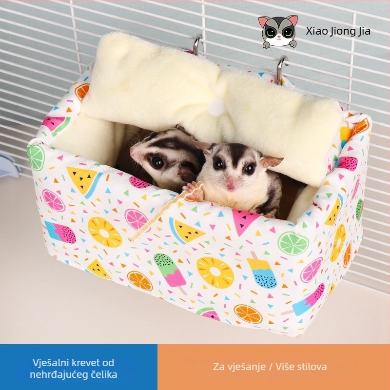 Hamsterovo viseće gnijezdo — materijal: Drugo; nije uvezeno; pogodno za hamstere