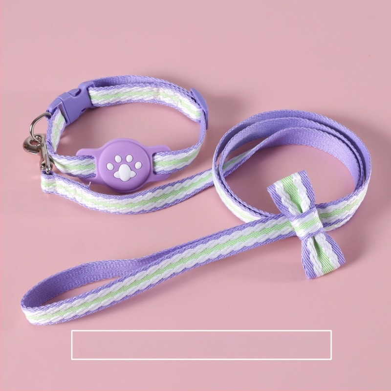Ogrlica za praćenje kućnih ljubimaca s zaštitnim kućištem – Bohan, crtani stil, materijal tkanina, universalna uporaba