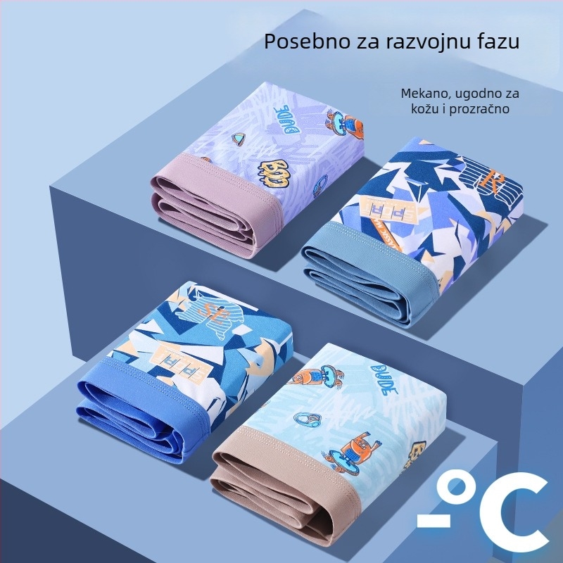 Pamučne dječje gaćice za dječake 8+ godina (iznad 140 cm), ljeto 2024, Sigurnosna klasa B