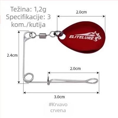 Elitelure mamac za ribolov — Elite Mustang Sequins, model Elite-mustang sequins, tip: mamac