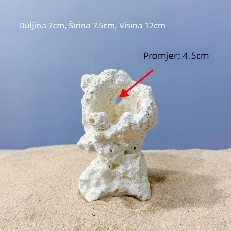 Akvarijske ukrasne pejzažne dekoracije – suho cvijeće kao materijal; landscaping kamen; suhi pejzažni stil; namjena: ukras; marka Call the sea