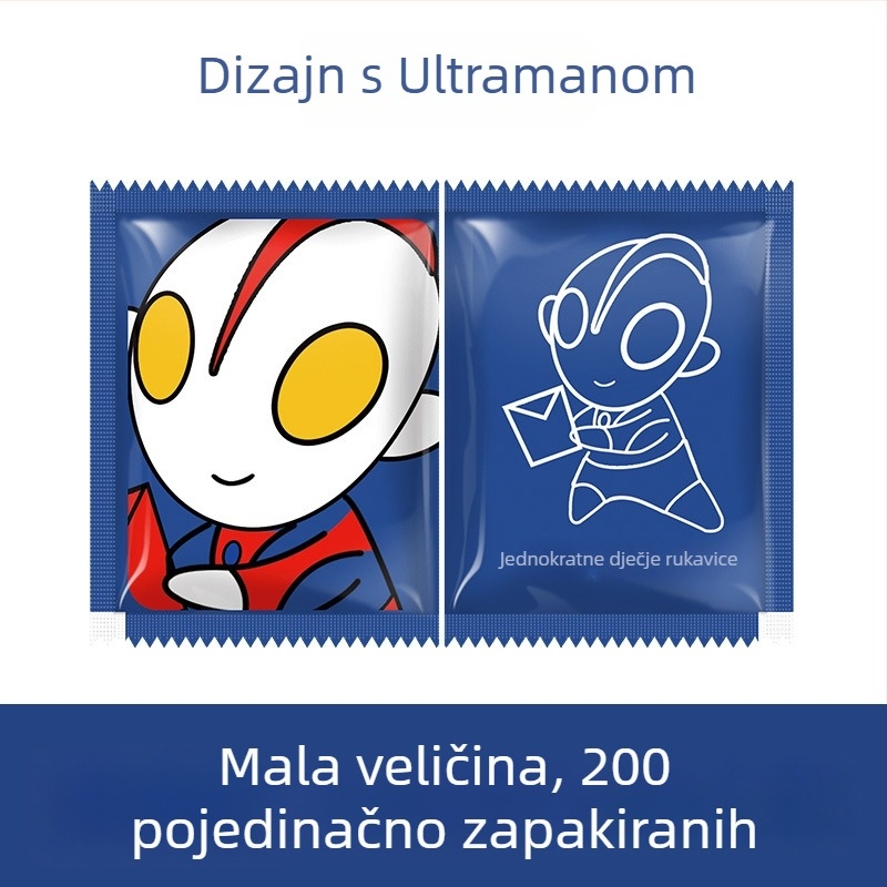 Jednokratne rukavice od polietilena, prozirne, standardne debljine, mogućnost otiska logotipa