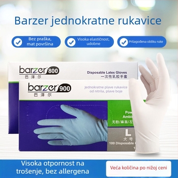 Bazel jednokratne nitril rukavice za kućnu i industrijsku upotrebu
