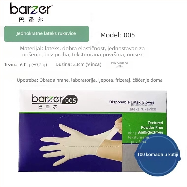 Bazel jednokratne nitril rukavice za kućnu i industrijsku upotrebu