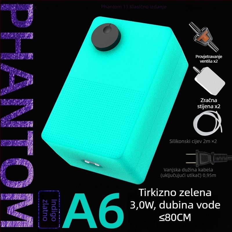 Jiyinova pumpa za kisik za akvarij, za kućnu upotrebu, težina 0,5 kg, bez uvoza
