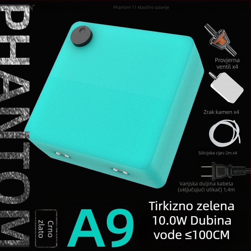 Jiyinova pumpa za kisik za akvarij, za kućnu upotrebu, težina 0,5 kg, bez uvoza