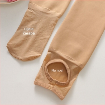 Ženske fleece legice od Nylon-Spandex, srednja debljina, visoka elastičnost, jednobojne, duljina 9/10, jedan komad, zadržavaju toplinu, zima 2025