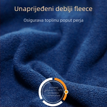 Flis unutarnja presvlaka za vreću za spavanje za djecu, dvostrana, odvojiva, stil omotnice
