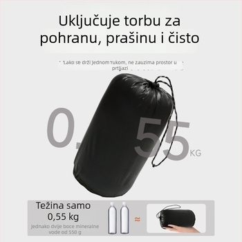 Flis unutarnja presvlaka za vreću za spavanje za djecu, dvostrana, odvojiva, stil omotnice